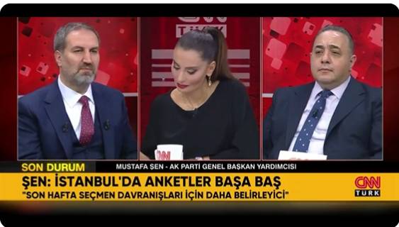 Mustafa şen Anket sonuçlarını açıkladı! İşte AK Parti'nin İstanbul Ankara ve İzmir'de oy oranları 2