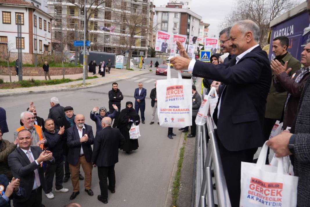 Kartal Belediye Başkan adayı Hüseyin Karakaya, seçim çalışmalarına hız kesmeden devam ediyor 6