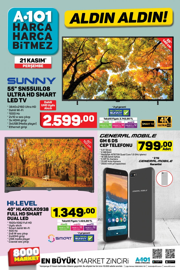 A101 aktüel 21 Kasım | A101 21 Kasım 2019 kataloğu 21