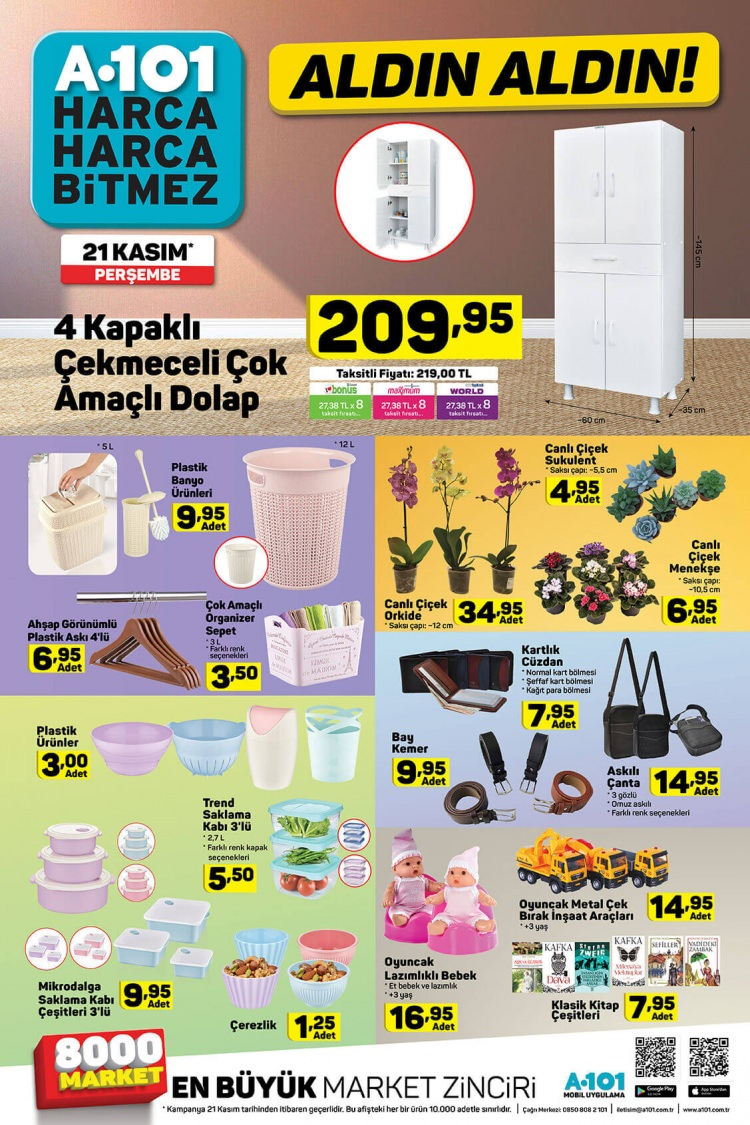 A101 aktüel 21 Kasım | A101 21 Kasım 2019 kataloğu 24