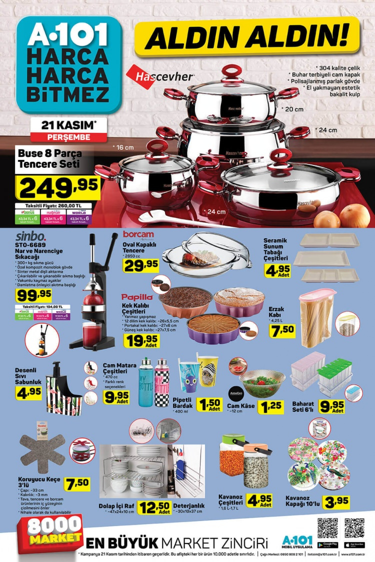 A101 aktüel 21 Kasım | A101 21 Kasım 2019 kataloğu 25