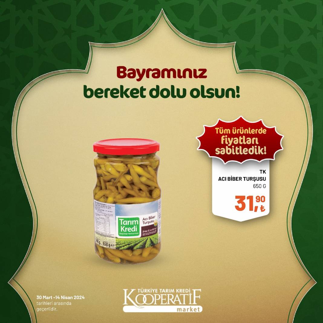 Tarım Kredi Market'ten Ramazan Bayramına çok özel dev indirim! 30 Mart 14 Nisan tarihleri arasında geçerli olacak ürün kataloğunu yayınladı 114