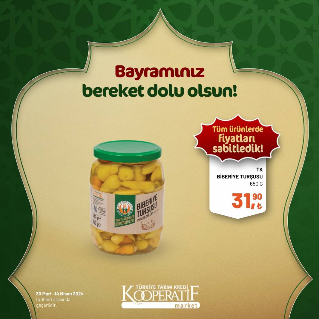 Tarım Kredi Market'ten Ramazan Bayramına çok özel dev indirim! 30 Mart 14 Nisan tarihleri arasında geçerli olacak ürün kataloğunu yayınladı 115