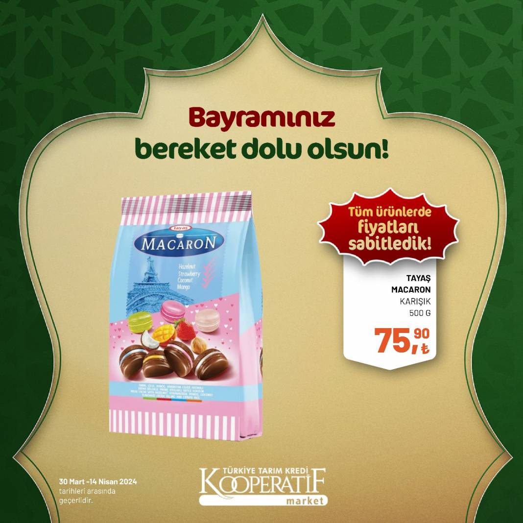 Tarım Kredi Market'ten Ramazan Bayramına çok özel dev indirim! 30 Mart 14 Nisan tarihleri arasında geçerli olacak ürün kataloğunu yayınladı 26