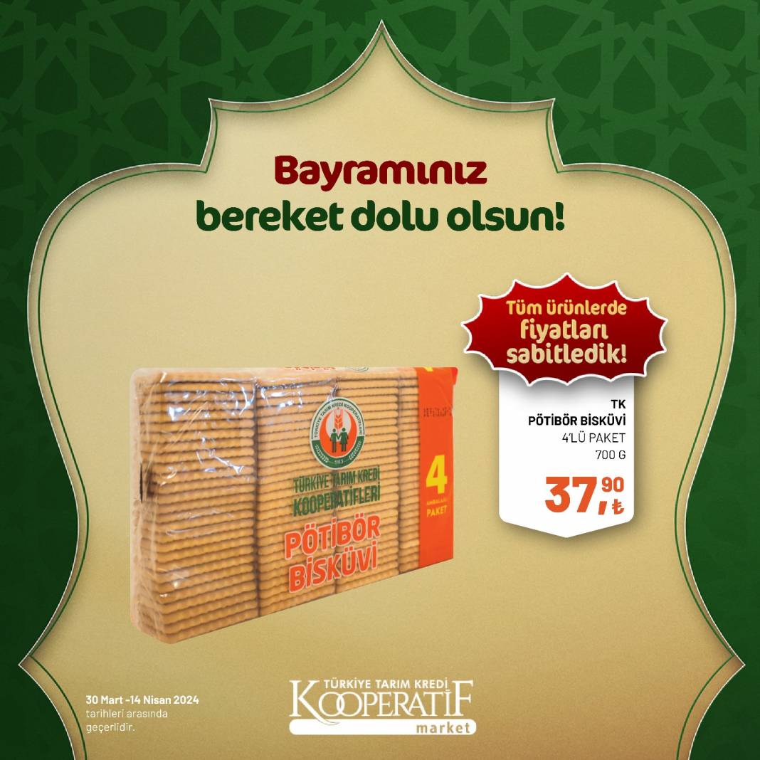 Tarım Kredi Market'ten Ramazan Bayramına çok özel dev indirim! 30 Mart 14 Nisan tarihleri arasında geçerli olacak ürün kataloğunu yayınladı 27