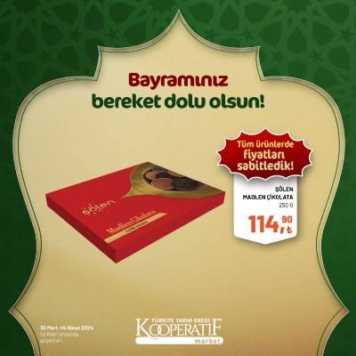 Tarım Kredi Market'ten Ramazan Bayramına çok özel dev indirim! 30 Mart 14 Nisan tarihleri arasında geçerli olacak ürün kataloğunu yayınladı 3