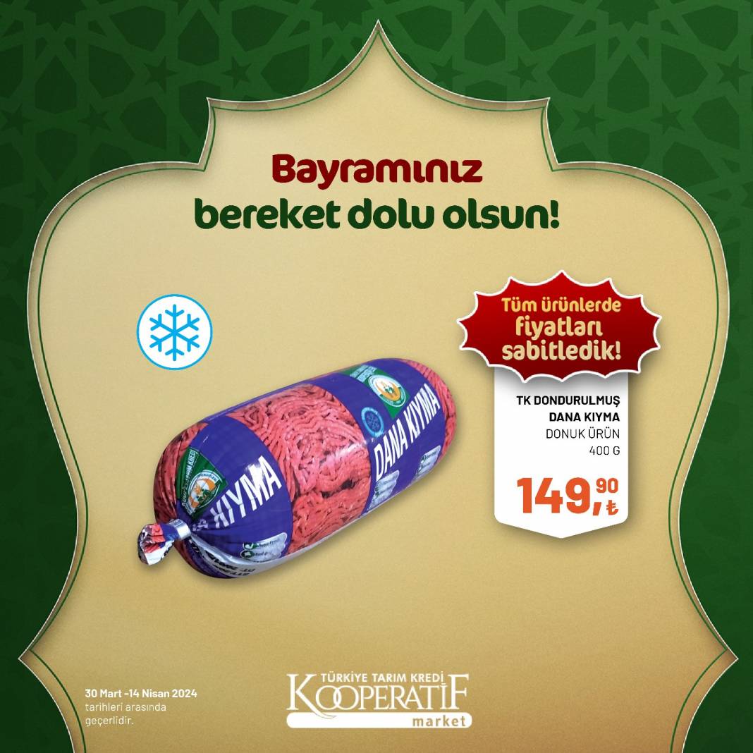 Tarım Kredi Market'ten Ramazan Bayramına çok özel dev indirim! 30 Mart 14 Nisan tarihleri arasında geçerli olacak ürün kataloğunu yayınladı 33