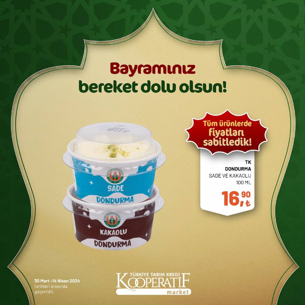 Tarım Kredi Market'ten Ramazan Bayramına çok özel dev indirim! 30 Mart 14 Nisan tarihleri arasında geçerli olacak ürün kataloğunu yayınladı 36