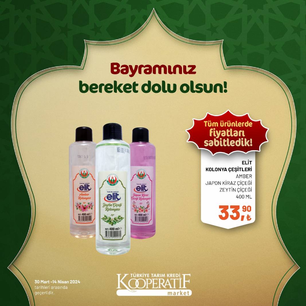 Tarım Kredi Market'ten Ramazan Bayramına çok özel dev indirim! 30 Mart 14 Nisan tarihleri arasında geçerli olacak ürün kataloğunu yayınladı 37