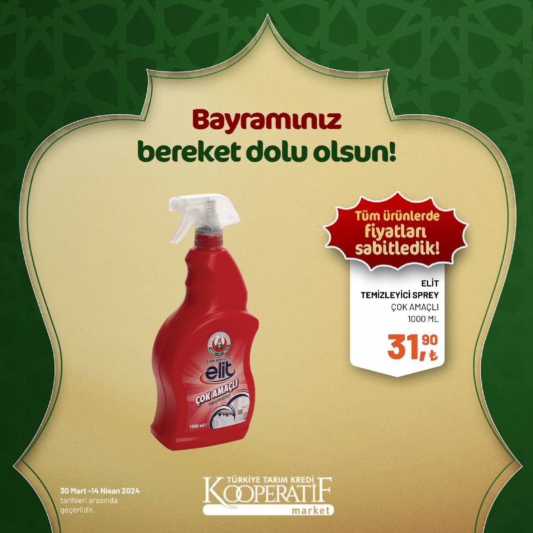 Tarım Kredi Market'ten Ramazan Bayramına çok özel dev indirim! 30 Mart 14 Nisan tarihleri arasında geçerli olacak ürün kataloğunu yayınladı 42