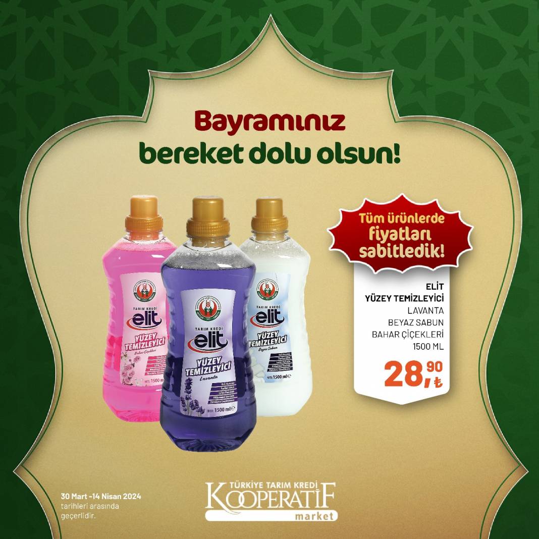 Tarım Kredi Market'ten Ramazan Bayramına çok özel dev indirim! 30 Mart 14 Nisan tarihleri arasında geçerli olacak ürün kataloğunu yayınladı 43