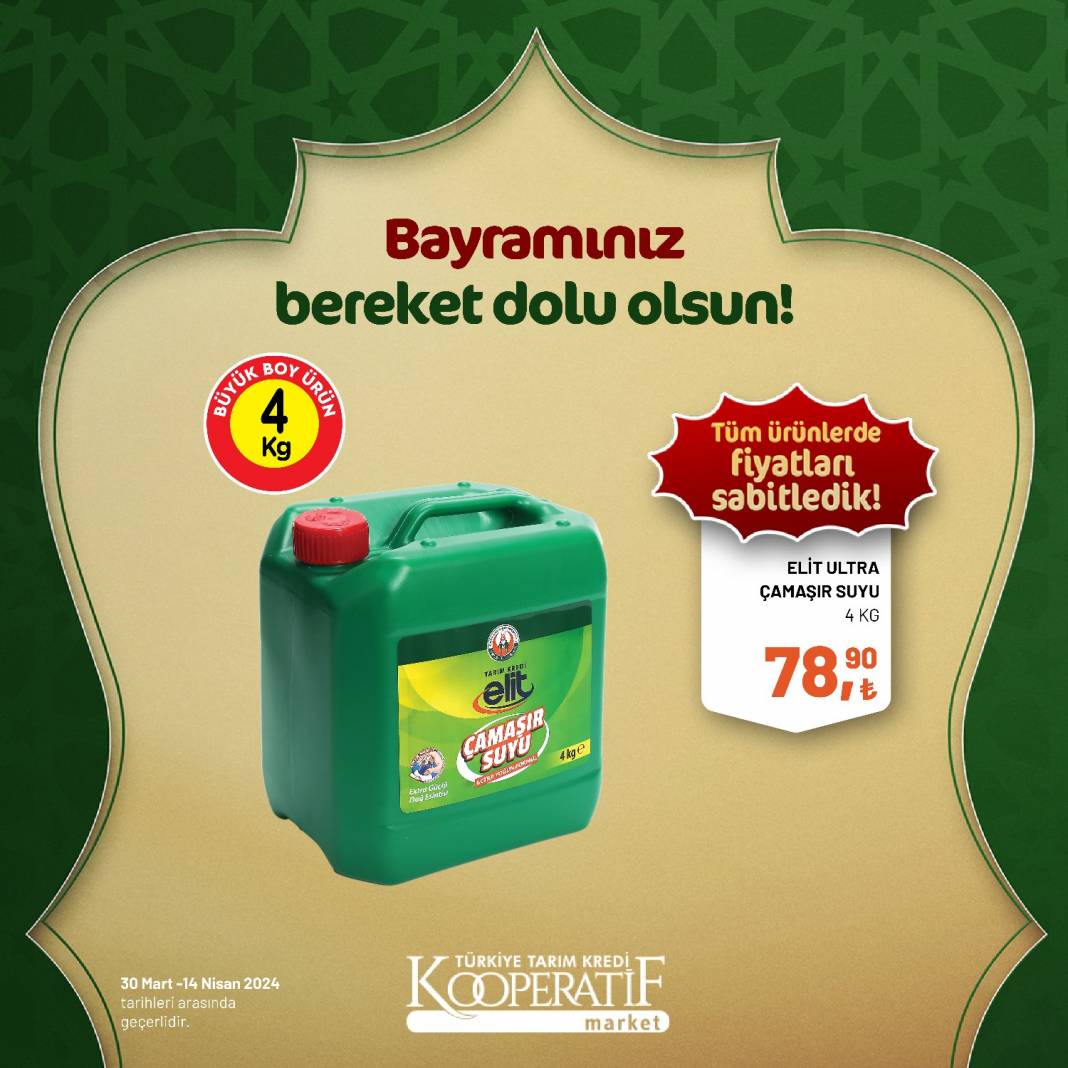 Tarım Kredi Market'ten Ramazan Bayramına çok özel dev indirim! 30 Mart 14 Nisan tarihleri arasında geçerli olacak ürün kataloğunu yayınladı 48