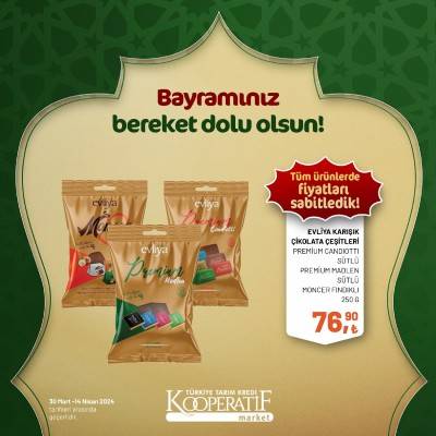 Tarım Kredi Market'ten Ramazan Bayramına çok özel dev indirim! 30 Mart 14 Nisan tarihleri arasında geçerli olacak ürün kataloğunu yayınladı 5