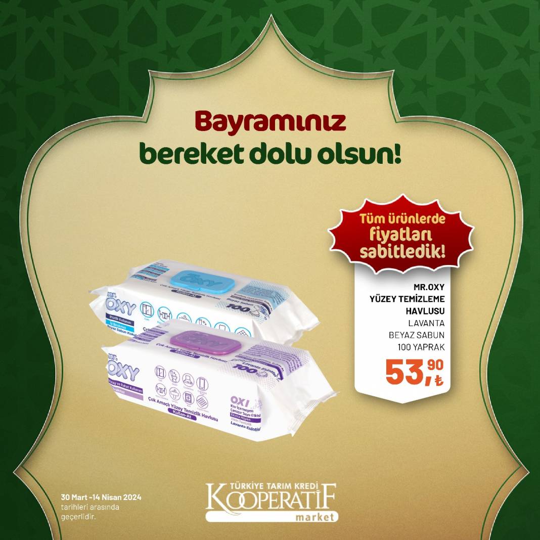 Tarım Kredi Market'ten Ramazan Bayramına çok özel dev indirim! 30 Mart 14 Nisan tarihleri arasında geçerli olacak ürün kataloğunu yayınladı 52