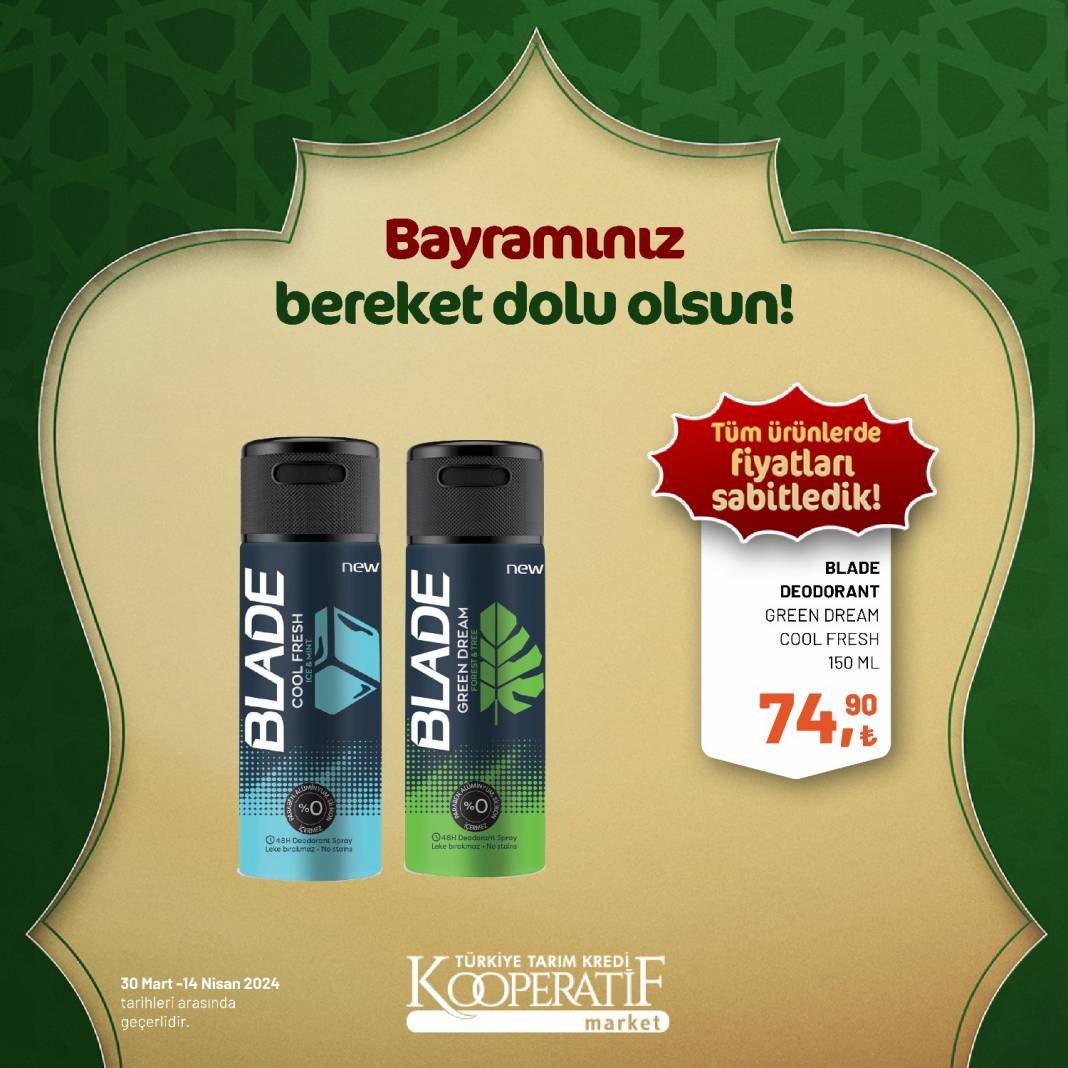 Tarım Kredi Market'ten Ramazan Bayramına çok özel dev indirim! 30 Mart 14 Nisan tarihleri arasında geçerli olacak ürün kataloğunu yayınladı 53