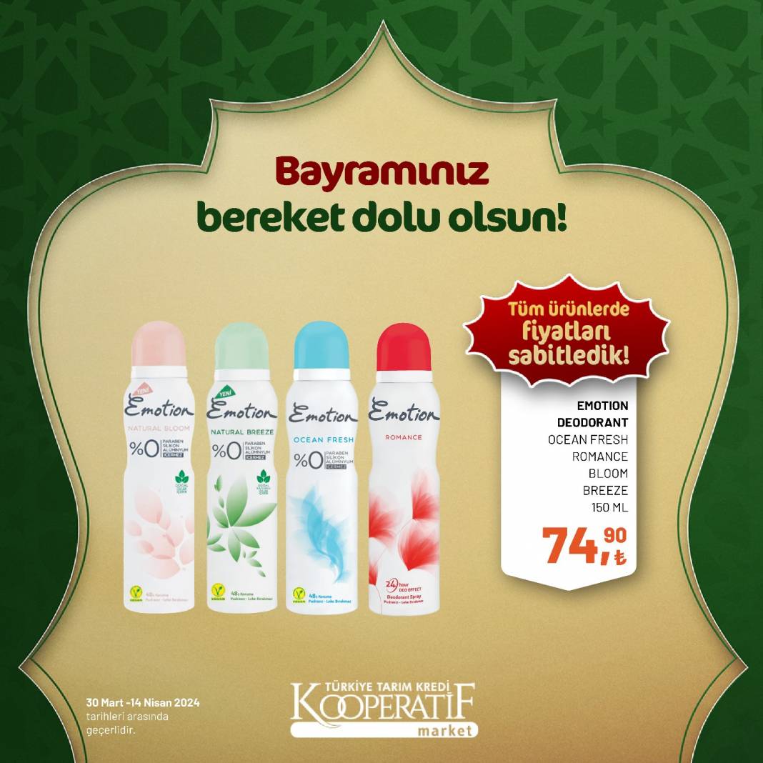 Tarım Kredi Market'ten Ramazan Bayramına çok özel dev indirim! 30 Mart 14 Nisan tarihleri arasında geçerli olacak ürün kataloğunu yayınladı 54