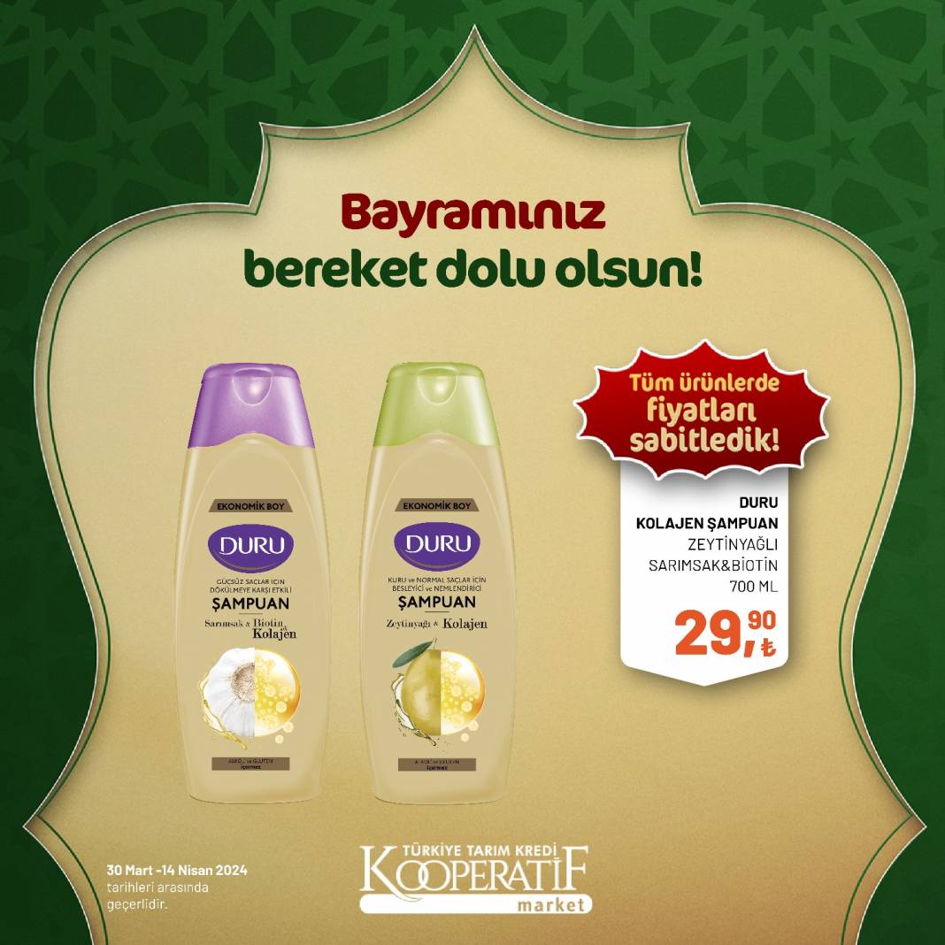 Tarım Kredi Market'ten Ramazan Bayramına çok özel dev indirim! 30 Mart 14 Nisan tarihleri arasında geçerli olacak ürün kataloğunu yayınladı 55