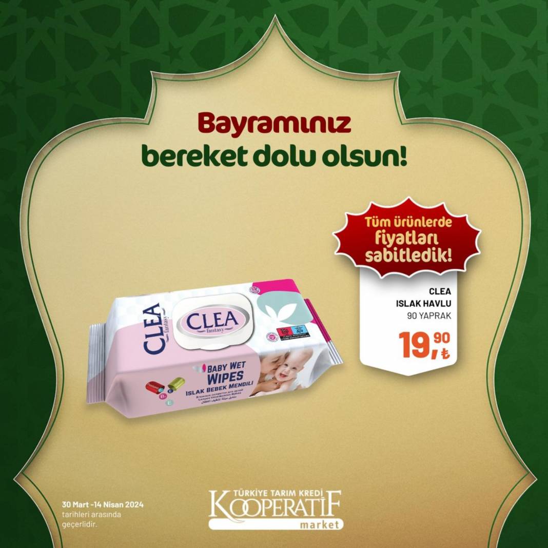 Tarım Kredi Market'ten Ramazan Bayramına çok özel dev indirim! 30 Mart 14 Nisan tarihleri arasında geçerli olacak ürün kataloğunu yayınladı 57