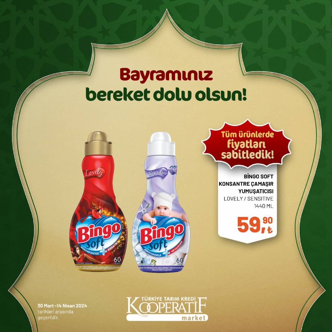 Tarım Kredi Market'ten Ramazan Bayramına çok özel dev indirim! 30 Mart 14 Nisan tarihleri arasında geçerli olacak ürün kataloğunu yayınladı 59