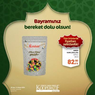 Tarım Kredi Market'ten Ramazan Bayramına çok özel dev indirim! 30 Mart 14 Nisan tarihleri arasında geçerli olacak ürün kataloğunu yayınladı 6