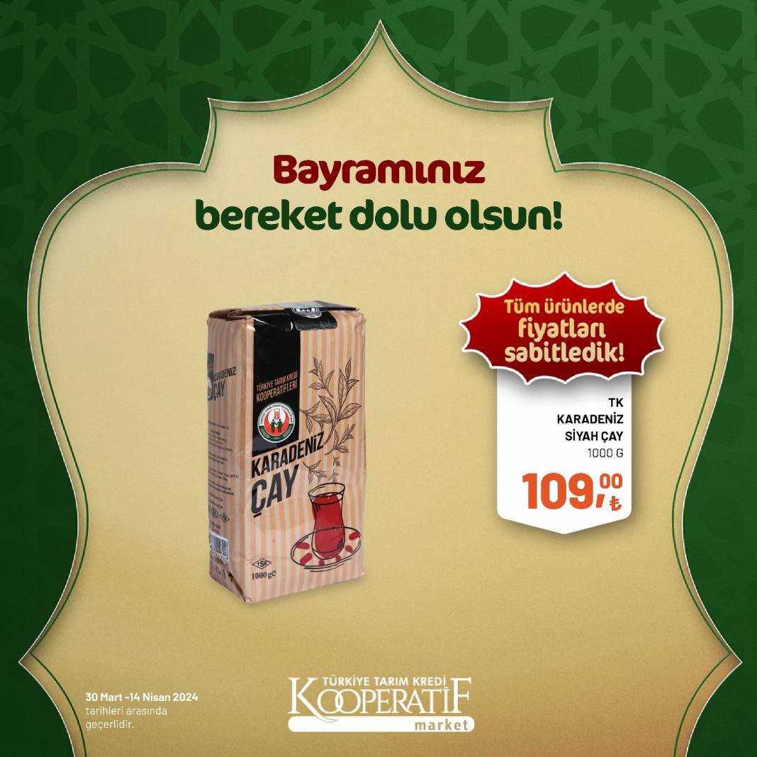 Tarım Kredi Market'ten Ramazan Bayramına çok özel dev indirim! 30 Mart 14 Nisan tarihleri arasında geçerli olacak ürün kataloğunu yayınladı 63