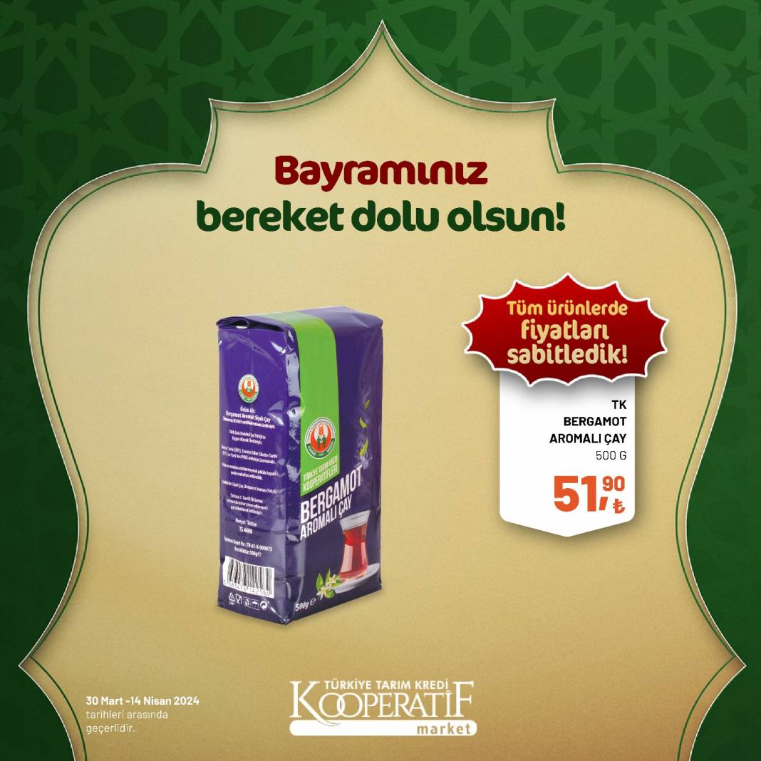 Tarım Kredi Market'ten Ramazan Bayramına çok özel dev indirim! 30 Mart 14 Nisan tarihleri arasında geçerli olacak ürün kataloğunu yayınladı 64