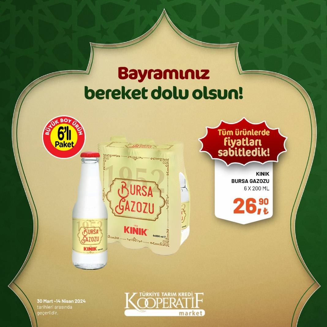 Tarım Kredi Market'ten Ramazan Bayramına çok özel dev indirim! 30 Mart 14 Nisan tarihleri arasında geçerli olacak ürün kataloğunu yayınladı 67