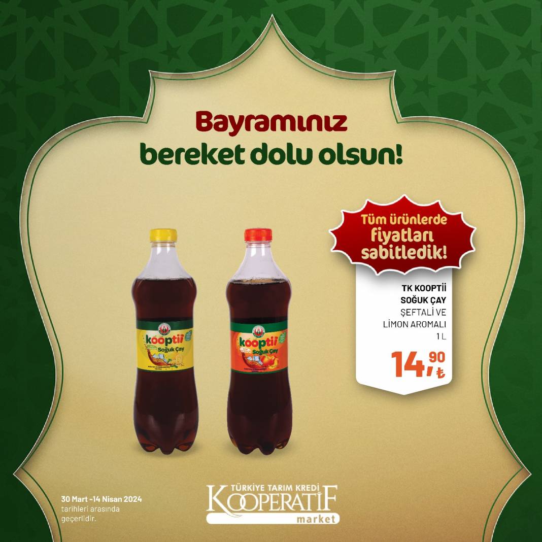 Tarım Kredi Market'ten Ramazan Bayramına çok özel dev indirim! 30 Mart 14 Nisan tarihleri arasında geçerli olacak ürün kataloğunu yayınladı 68