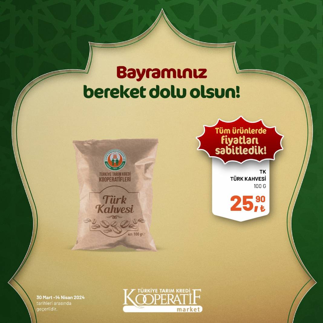 Tarım Kredi Market'ten Ramazan Bayramına çok özel dev indirim! 30 Mart 14 Nisan tarihleri arasında geçerli olacak ürün kataloğunu yayınladı 71