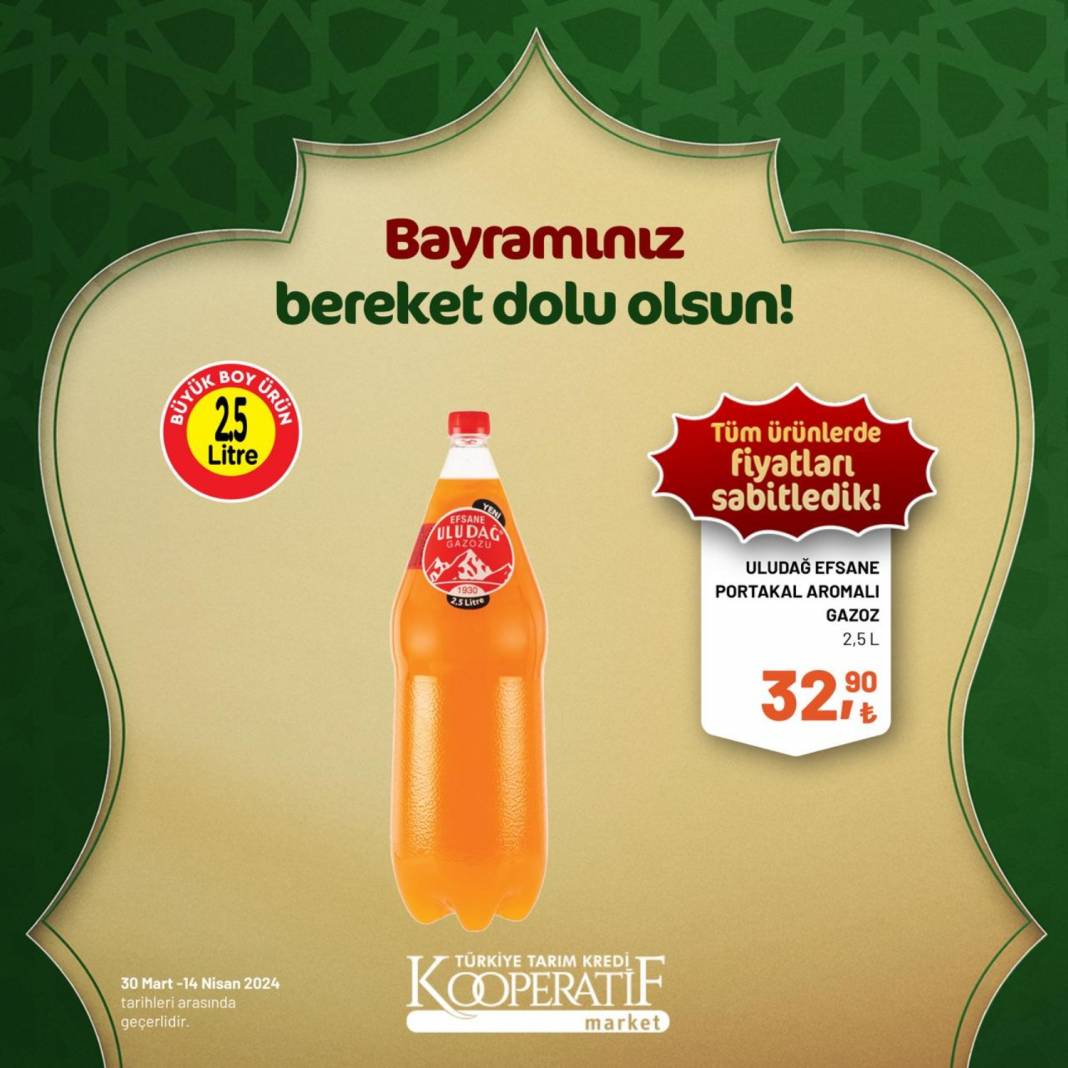 Tarım Kredi Market'ten Ramazan Bayramına çok özel dev indirim! 30 Mart 14 Nisan tarihleri arasında geçerli olacak ürün kataloğunu yayınladı 77