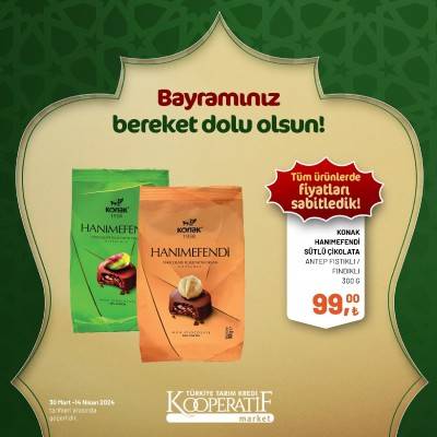 Tarım Kredi Market'ten Ramazan Bayramına çok özel dev indirim! 30 Mart 14 Nisan tarihleri arasında geçerli olacak ürün kataloğunu yayınladı 8