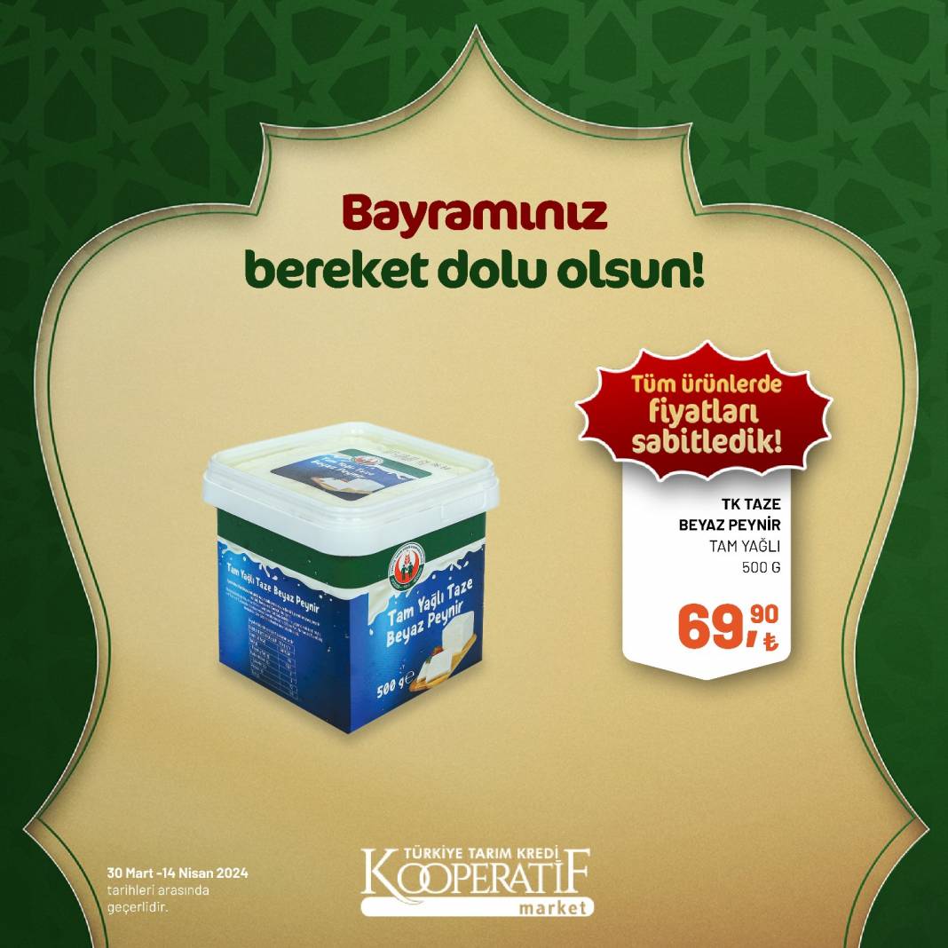 Tarım Kredi Market'ten Ramazan Bayramına çok özel dev indirim! 30 Mart 14 Nisan tarihleri arasında geçerli olacak ürün kataloğunu yayınladı 87