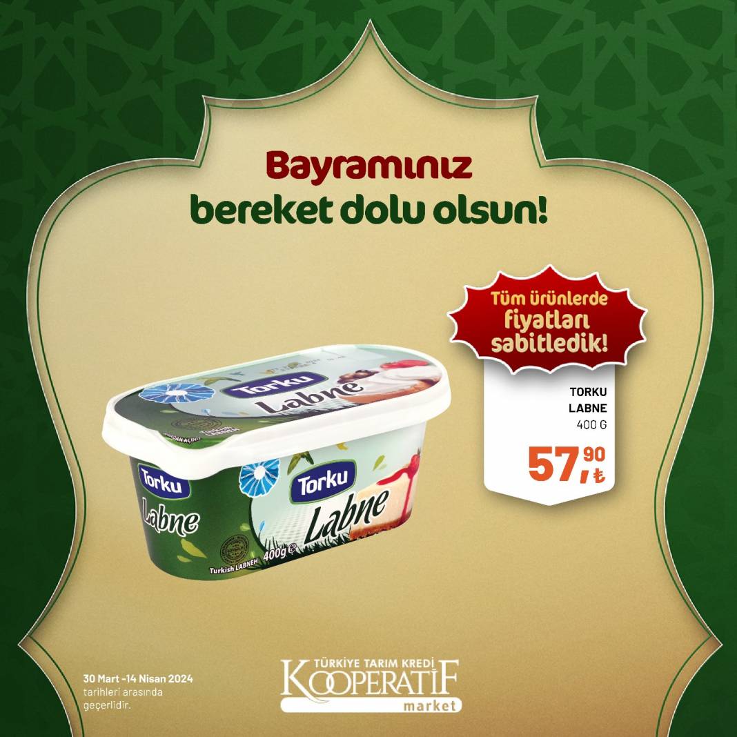 Tarım Kredi Market'ten Ramazan Bayramına çok özel dev indirim! 30 Mart 14 Nisan tarihleri arasında geçerli olacak ürün kataloğunu yayınladı 89