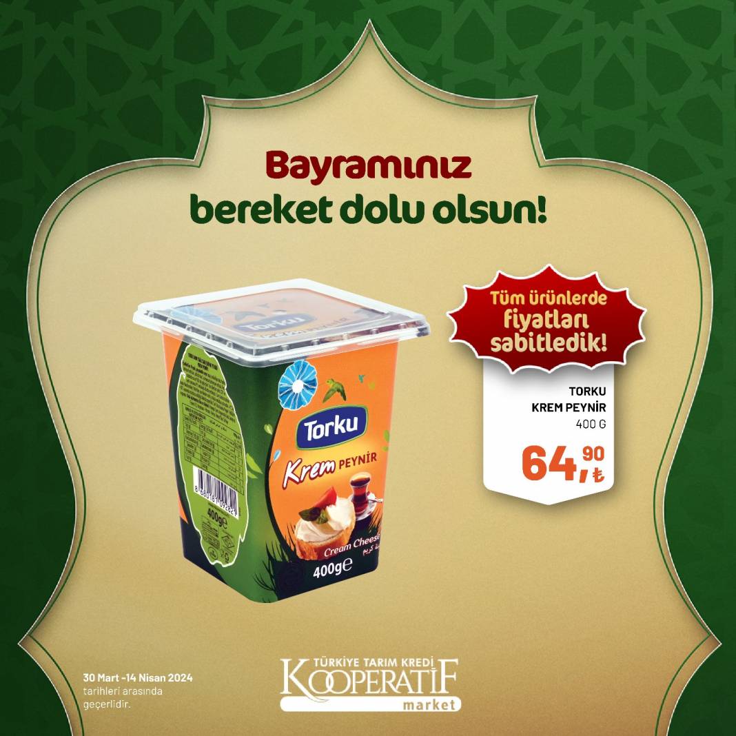 Tarım Kredi Market'ten Ramazan Bayramına çok özel dev indirim! 30 Mart 14 Nisan tarihleri arasında geçerli olacak ürün kataloğunu yayınladı 91