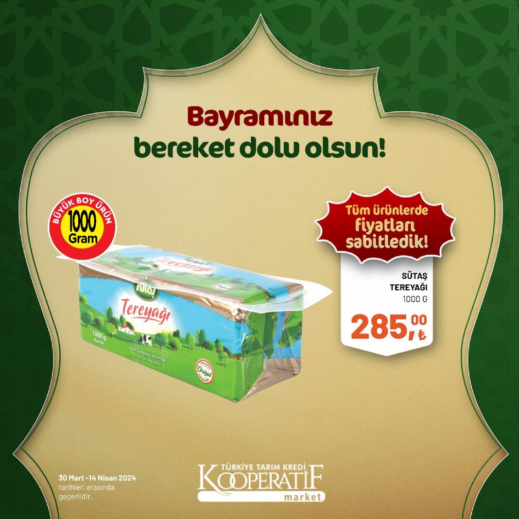 Tarım Kredi Market'ten Ramazan Bayramına çok özel dev indirim! 30 Mart 14 Nisan tarihleri arasında geçerli olacak ürün kataloğunu yayınladı 93