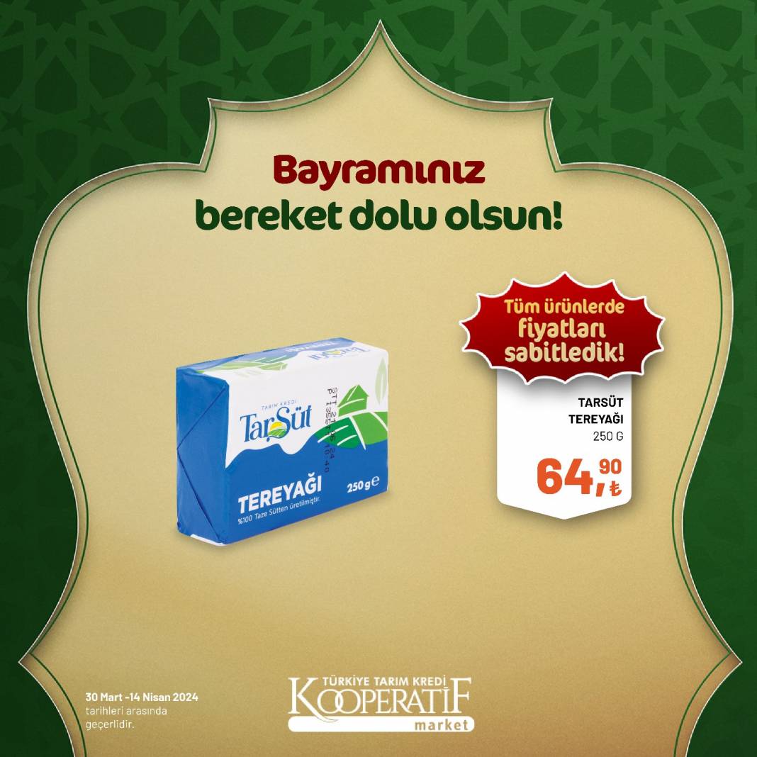 Tarım Kredi Market'ten Ramazan Bayramına çok özel dev indirim! 30 Mart 14 Nisan tarihleri arasında geçerli olacak ürün kataloğunu yayınladı 94