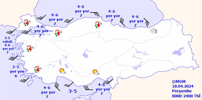 18 Nisan 2024 Perşembe hava durumu nasıl olacak, yağmur yağacak mı sıcaklıklar kaç derece olacak? 10