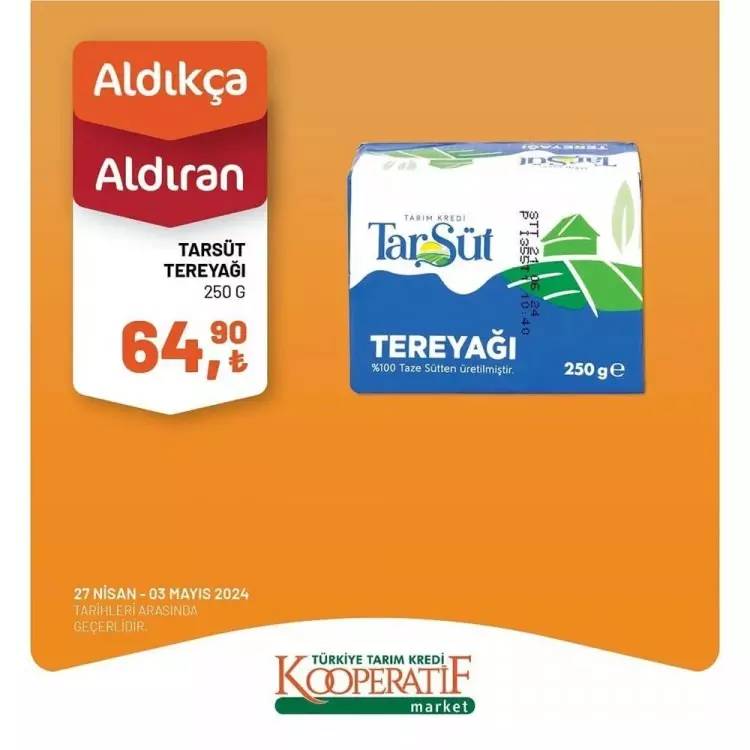 Tarım Kredi Market, 27 Nisan-3 Mayıs tarihleri arası geçerli olacak özel indirimli ürün listesini yayınladı! 13