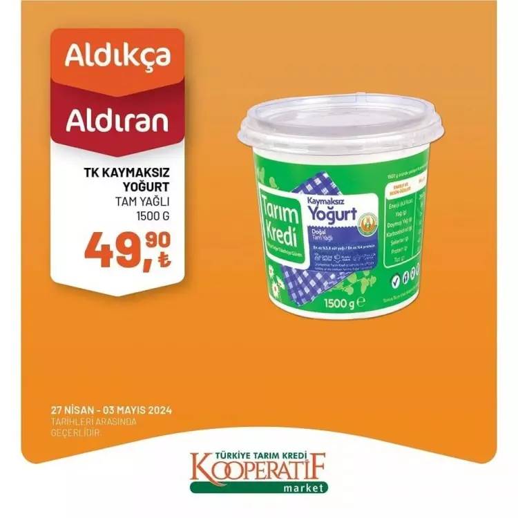 Tarım Kredi Market, 27 Nisan-3 Mayıs tarihleri arası geçerli olacak özel indirimli ürün listesini yayınladı! 15