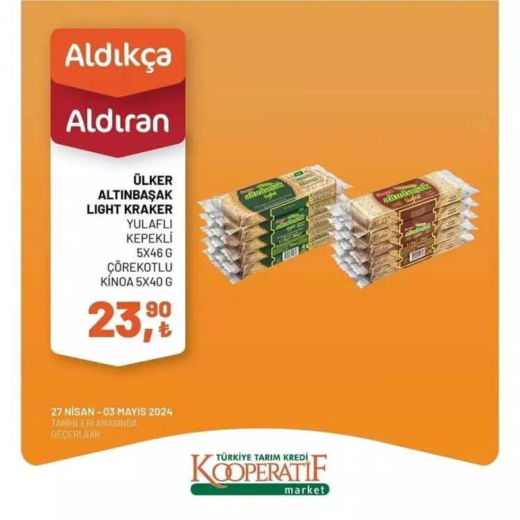 Tarım Kredi Market, 27 Nisan-3 Mayıs tarihleri arası geçerli olacak özel indirimli ürün listesini yayınladı! 35