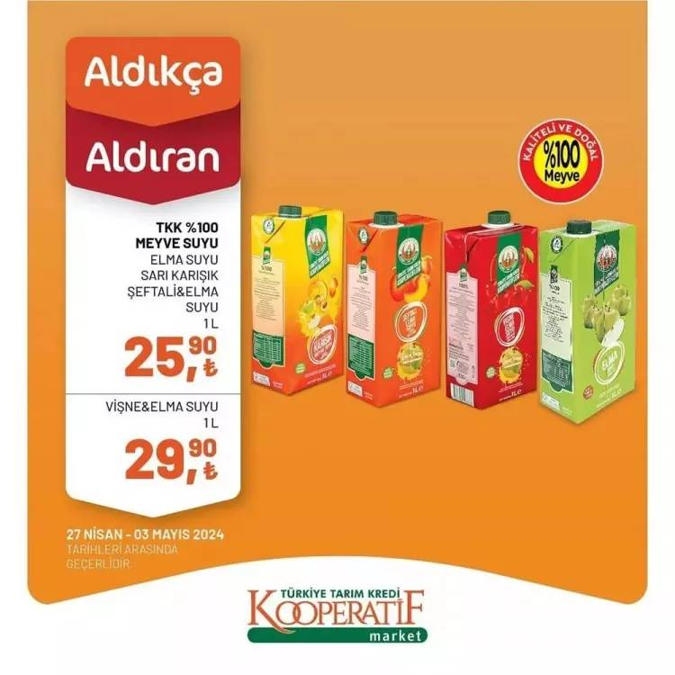 Tarım Kredi Market, 27 Nisan-3 Mayıs tarihleri arası geçerli olacak özel indirimli ürün listesini yayınladı! 8