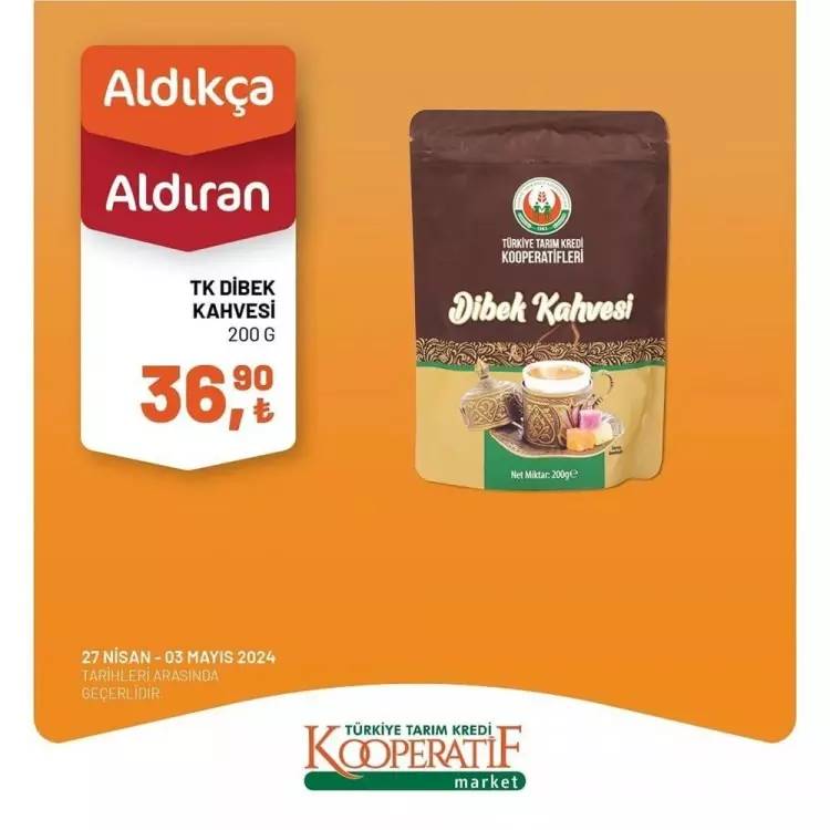 Tarım Kredi Market, 27 Nisan-3 Mayıs tarihleri arası geçerli olacak özel indirimli ürün listesini yayınladı! 9