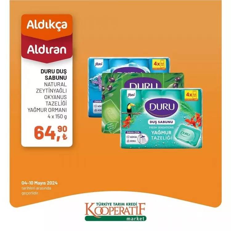 Tarım Kredi Market'ten indirim kampanyaları  devam ediyor! 8-10 Mayıs Tarihleri arasında geçerli indirimli ürün kataloğunu yayınladı 17