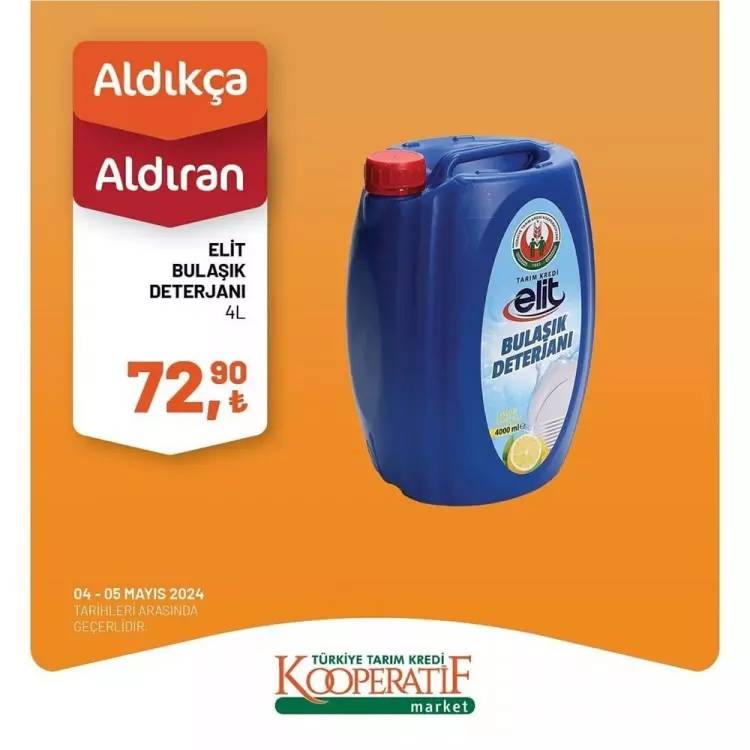 Tarım Kredi Market'ten indirim kampanyaları  devam ediyor! 8-10 Mayıs Tarihleri arasında geçerli indirimli ürün kataloğunu yayınladı 6