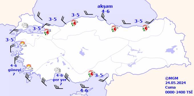 Bugün hava durumu nasıl olacak? Meteoroloji uyararak il, il hava durumunu açıkladı! 24 Mayıs 2024 Cuma hava durumu ve sıcaklıkları 10