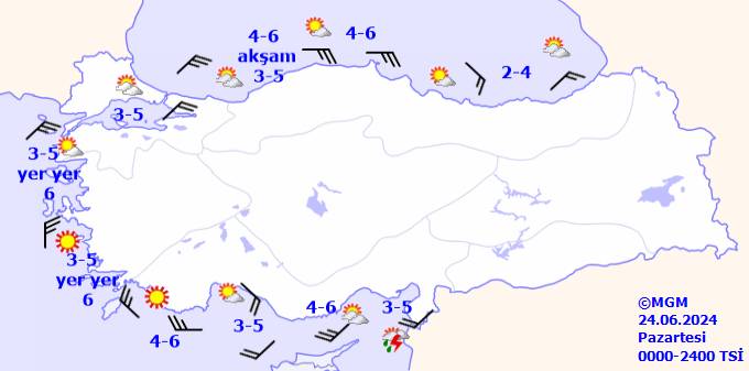 Bugün hava durumu nasıl, hava sıcaklıkları ne kadar? 24 Haziran 2024 Pazartesi hava durumu raporu 10