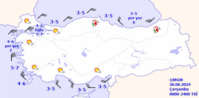 Uzmanlar uyarıyor sakın o saatlerde dışarı çıkmayın! Bugün hava durumu nasıl? 26 Haziran 2024 Çarşamba hava durumu ve sıcaklıkları 10