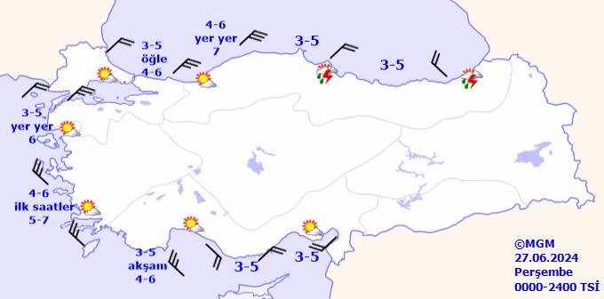 Bugün hava durumu nasıl, hava sıcaklıkları ne kadar? 27 Haziran 2024 Perşembe tüm ülke geneli hava durumu raporu 10