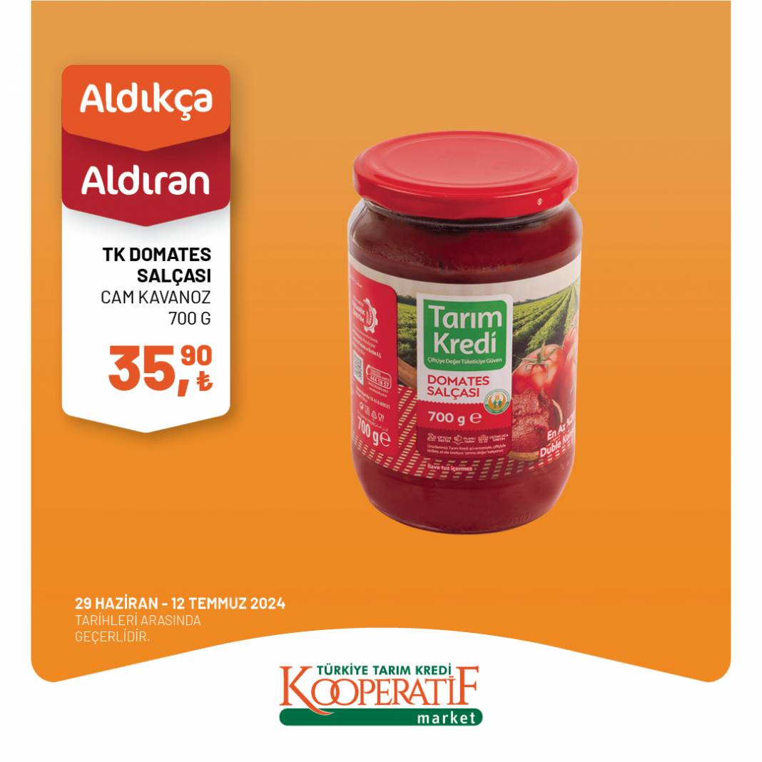 Bu fiyatları görmeden alış veriş yapmayın! Tarım kredi Market'ten 29 Haziran 12 Temmuz tarihleri arasında geçerli dev indirim kampanyası 53