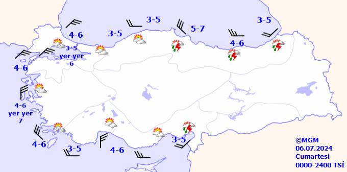 Meteorolojiden batıya sıcak, Karadeniz'e şiddetli yağmur uyarısı: 6 Temmuz 2024 tüm ülke geneli hava durumu ve sıcaklıkları 10